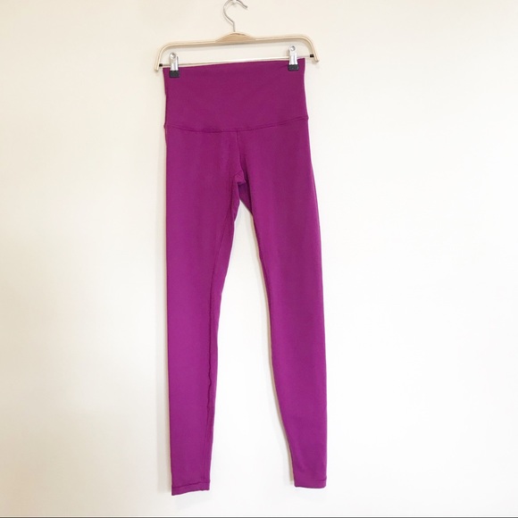 lululemon athletica Pants - Lululemon Purple Wunder Under Leggings Size 6